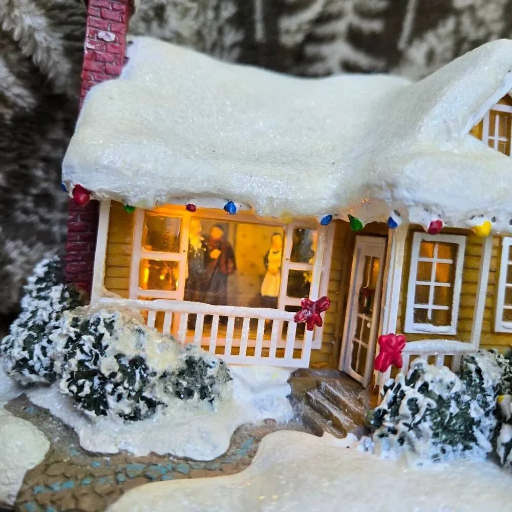 Thomas Kinkade × Teleflora 2008 Lighted village Childhood Home